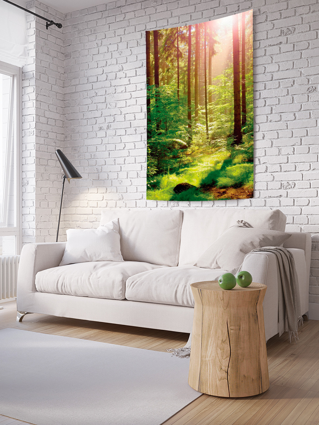 

Вертикальное фотопанно на стену JoyArty Светлый лес 100x150 см, Светлый лес