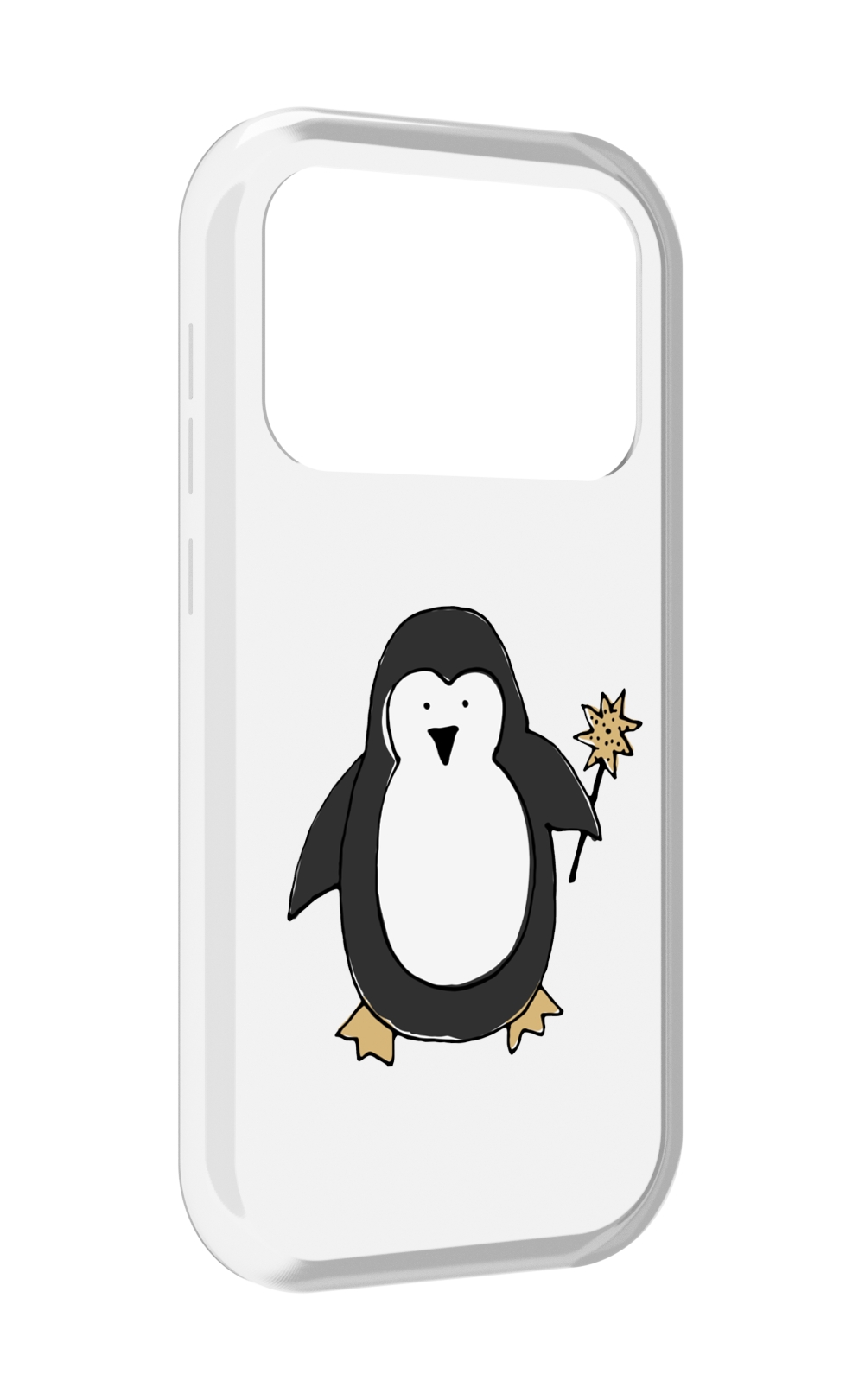 

Чехол MyPads Волшебный пингвин для Oukitel F150 Air1 Pro / F150 Air1, Прозрачный, Tocco