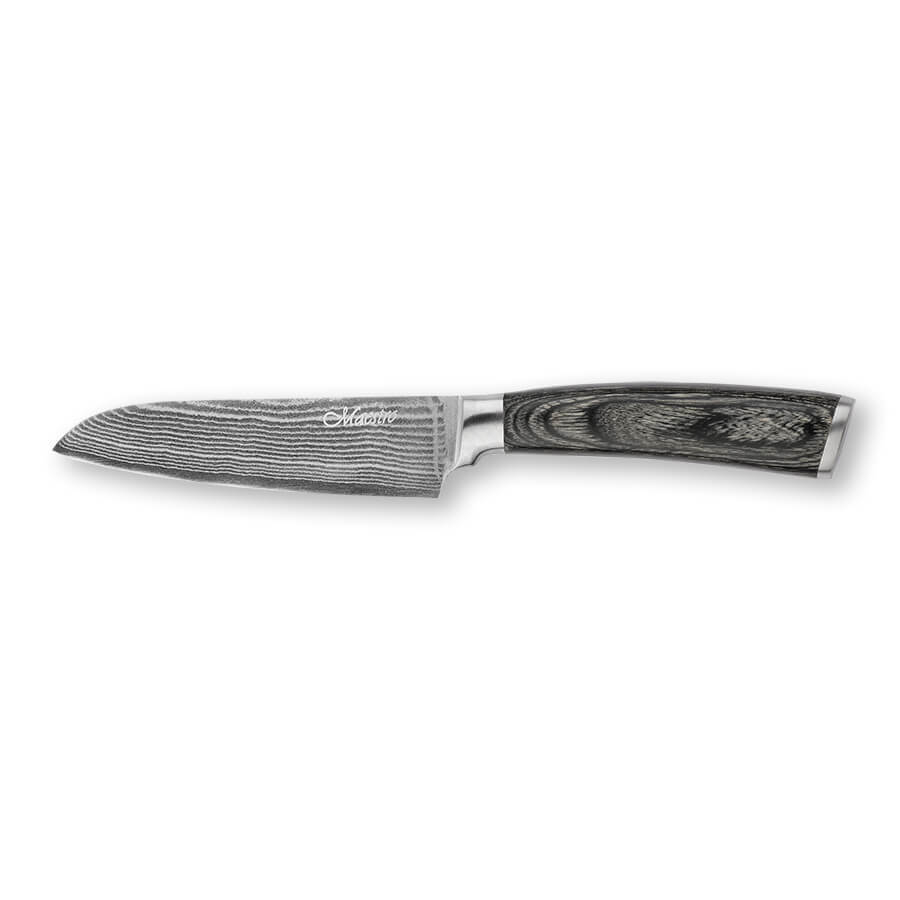 фото Нож из дамасской стали в форме santoku. mr-1482 feel at home