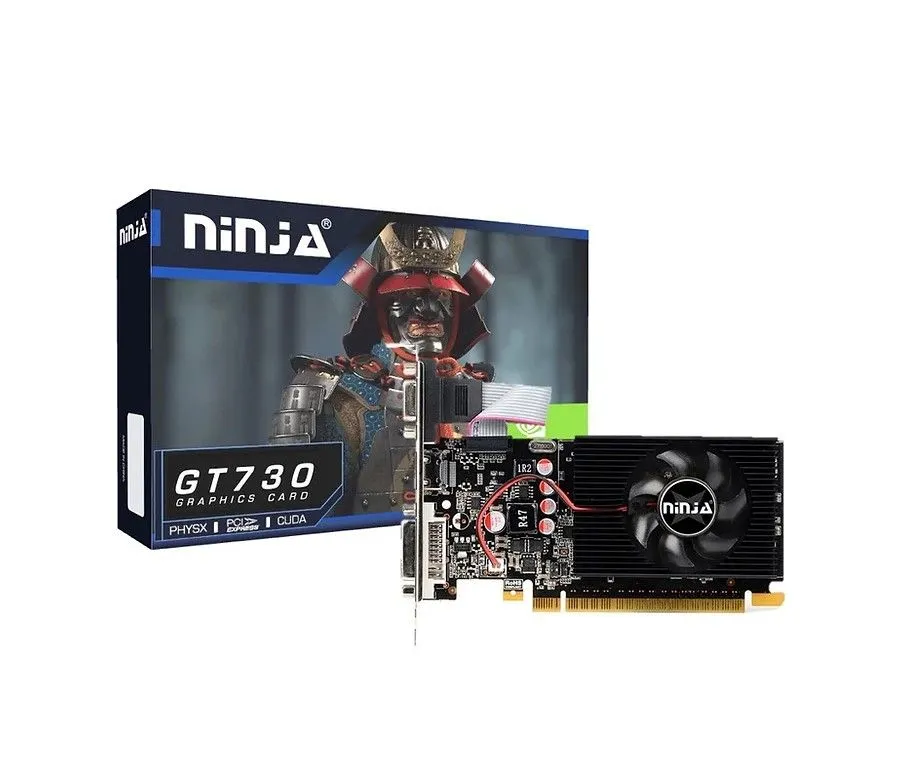 

Видеокарта Sinotex Ninja NVIDIA GeForce GT 730 (NF73NP043F), Черный, GeForce GT 730