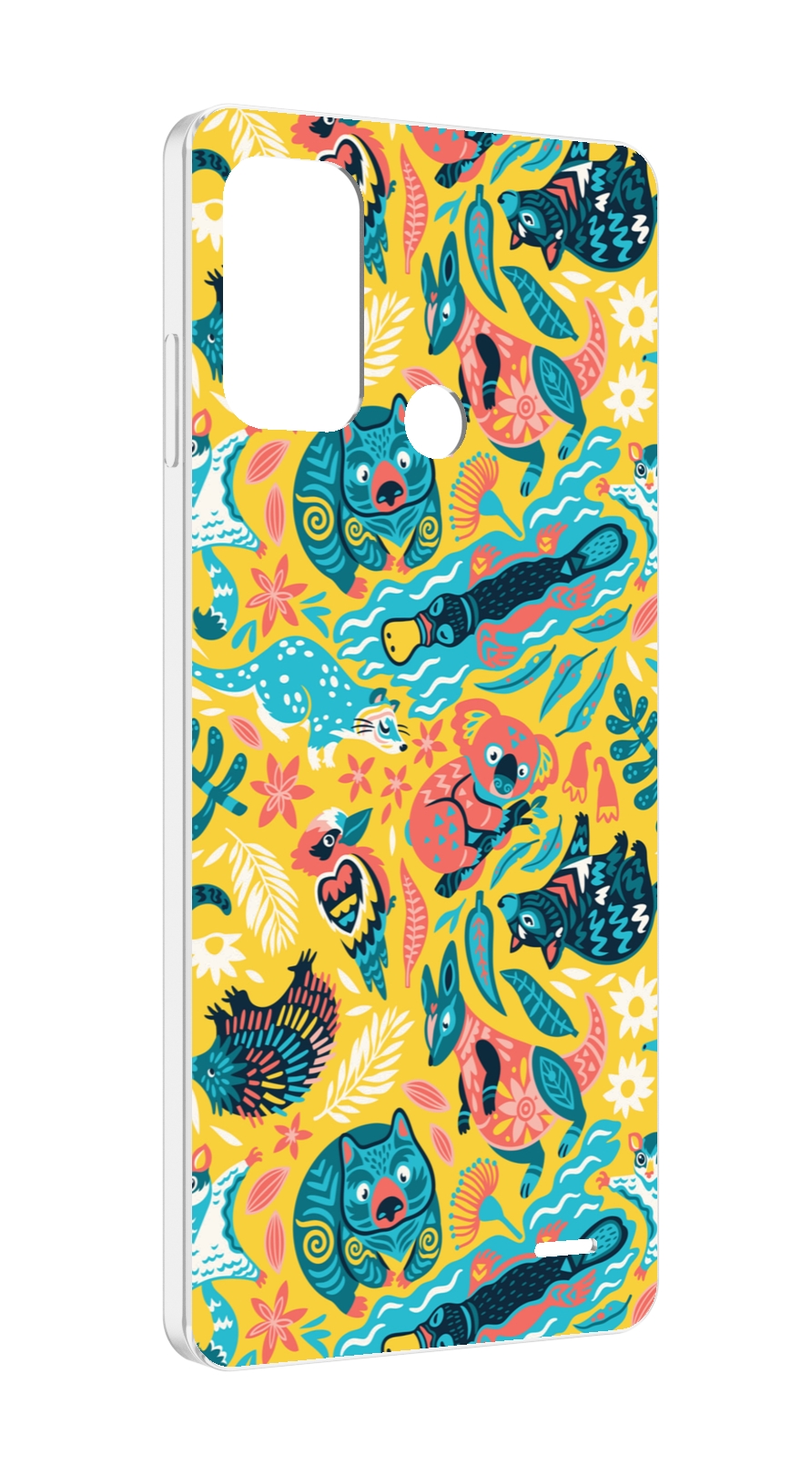 

Чехол MyPads seamless-pattern для ZTE Blade A52, Прозрачный, Tocco