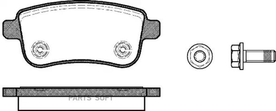 1387 00_=gdb1791=fdb4182 [440603734r] колодки дисковые з. renault megane sedan/coupe 08>