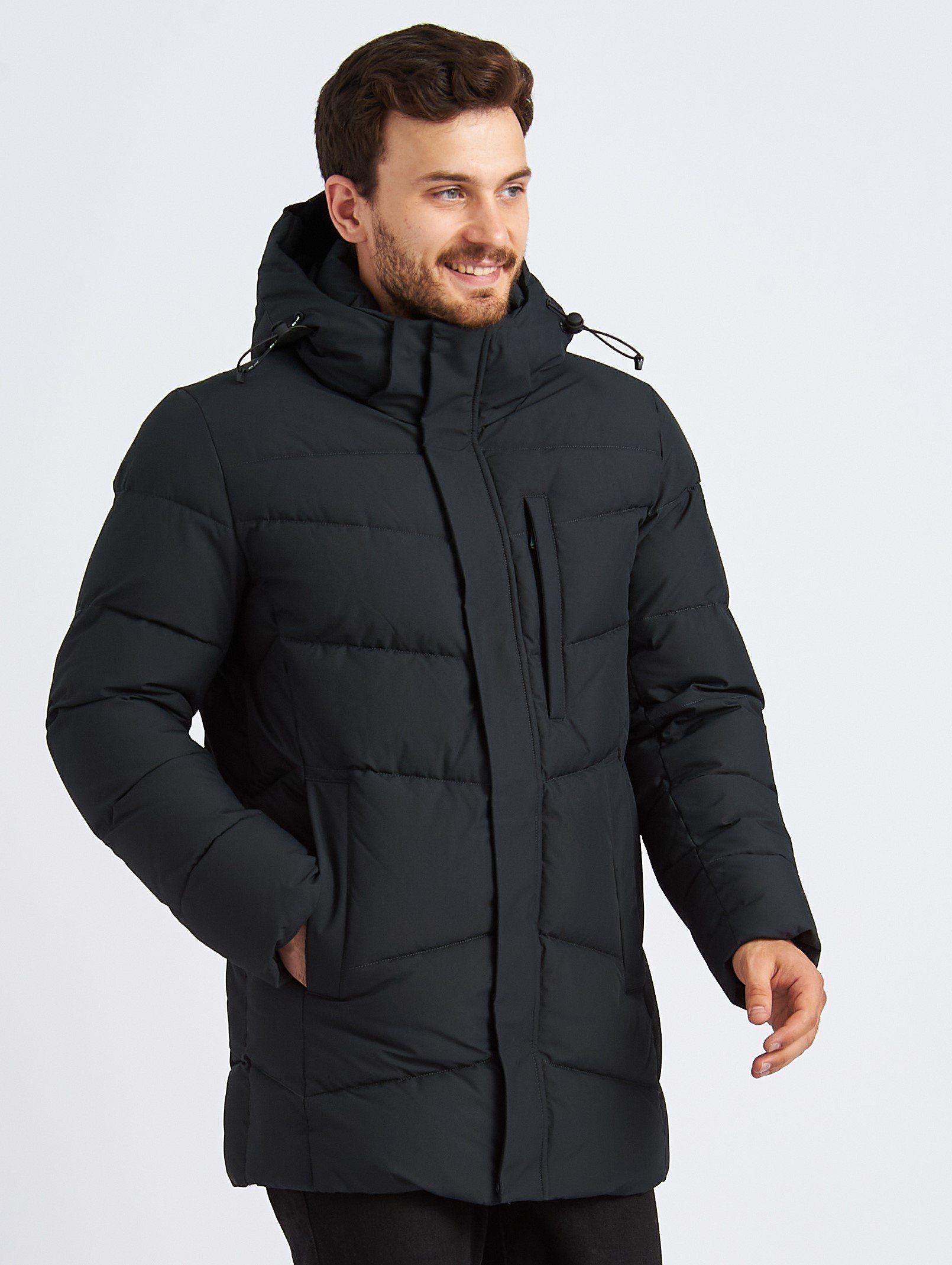 Полупальто Grizman для мужчин, тёмно-зелёное, размер 50, 71772