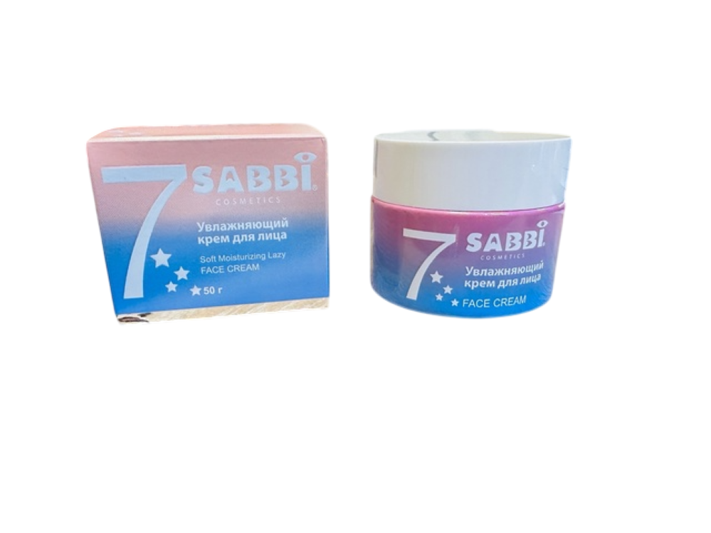 Крем для лица Sabbi увлажняющий Soft Moisturizing для лица белый 50 грамм