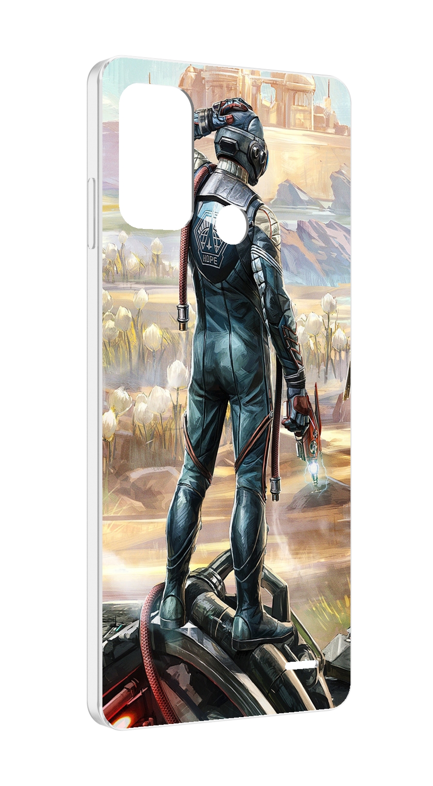 

Чехол MyPads the-outer-worlds для ZTE Blade A52, Прозрачный, Tocco