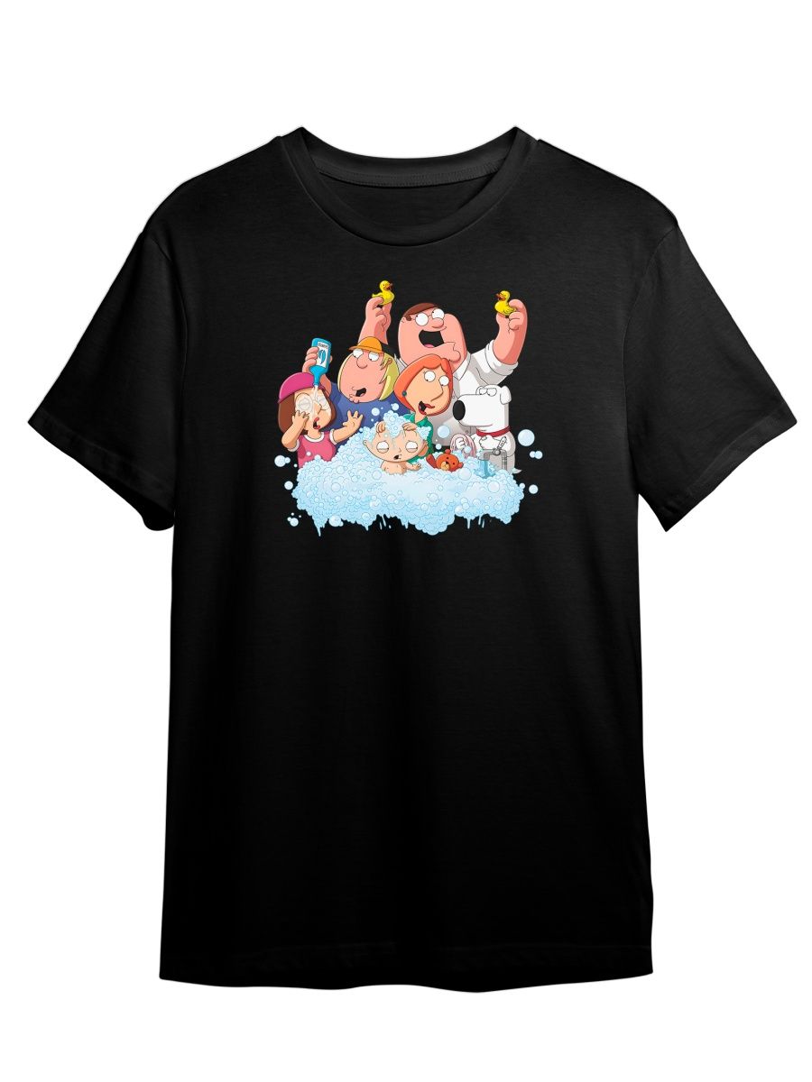 

Футболка унисекс Каждому Своё Гриффины/Family Guy/Мультсериал MUGR3 черная 5XL, Черный, "Гриффины/Family Guy/Мультсериал" MUGR3