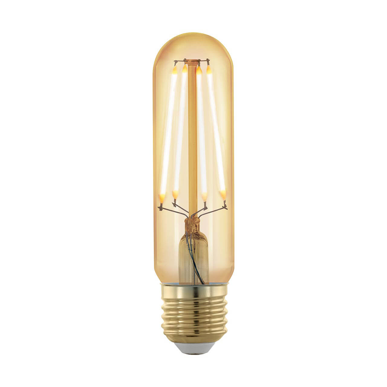Лампа светодиодная филаментная диммируемая Eglo E27 4W 1700К золотая 11697, 1 шт