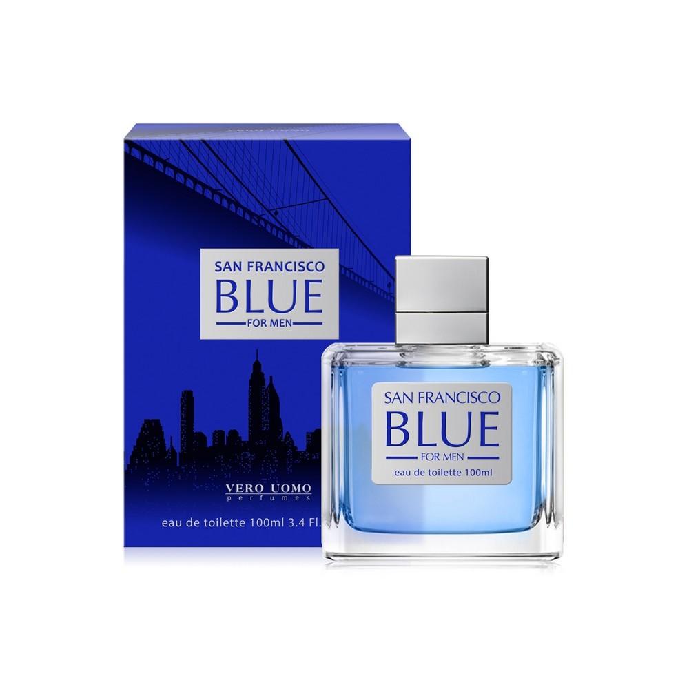 

Туалетная вода мужская Vero Uomo San Francisco Blue 100 мл, Vero Uomo San Francisco Blue Man 100 мл