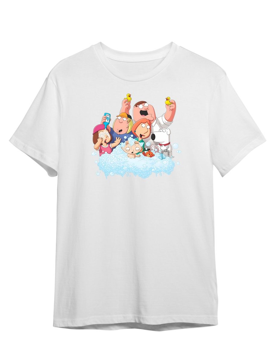 

Футболка унисекс Каждому Своё Гриффины/Family Guy/Мультсериал MUGR3 белая 5XL, "Гриффины/Family Guy/Мультсериал" MUGR3