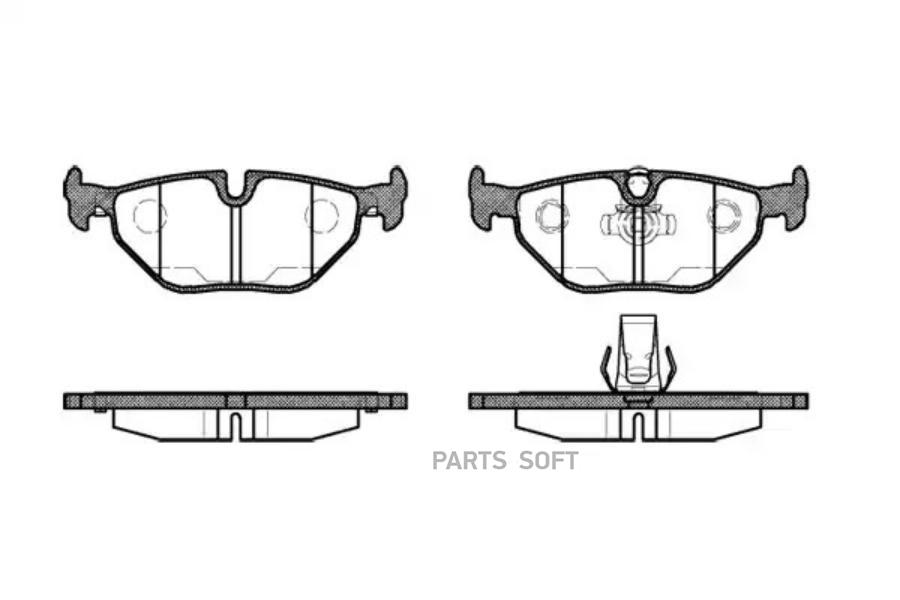 

Колодки дисковые з. bmw e39 2.0-4.0/2.0d-3.0d 95> 265 15 =fdb1075=571936b