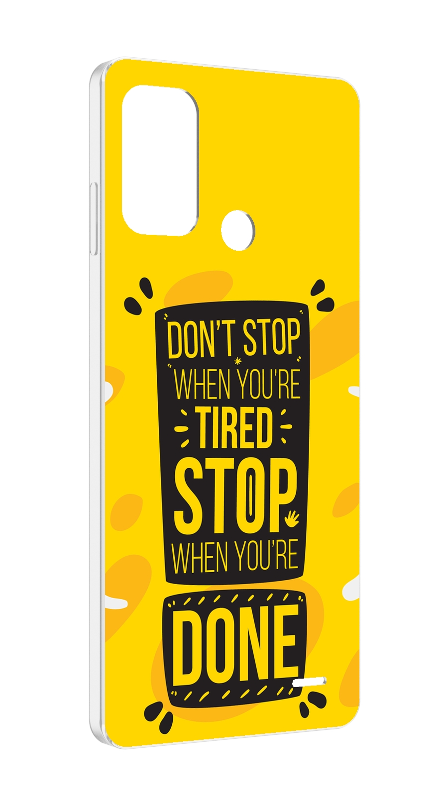 

Чехол MyPads yellow-done для ZTE Blade A52, Прозрачный, Tocco