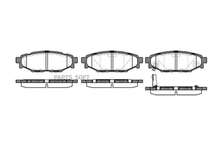 

Колодки дисковые з. subaru legacy iv 2.0i/2.5 i, outback 2.5i 03> 1136 01
