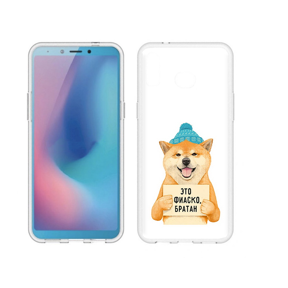

Чехол MyPads Tocco для Samsung Galaxy A6s фиаско (PT123850.597.656), Прозрачный, Tocco