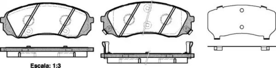 

Колодки дисковые п. kia carnival 2.7i v6/2.9crdi 06> 1291 02 =fdb4113 [581014de00]