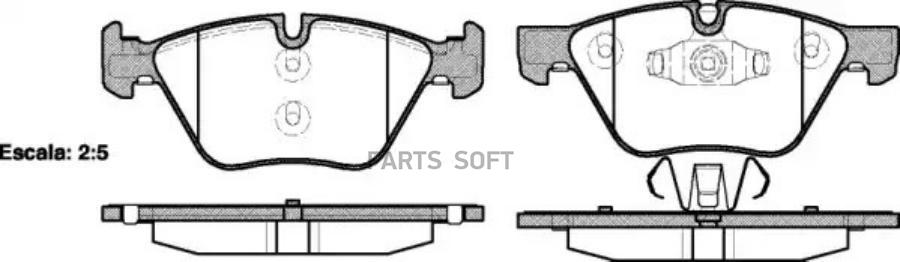 

Колодки дисковые п. bmw e81/82/87/88/90/92 2.0-3.0i/2.0d 04> 1052 10 =p06040