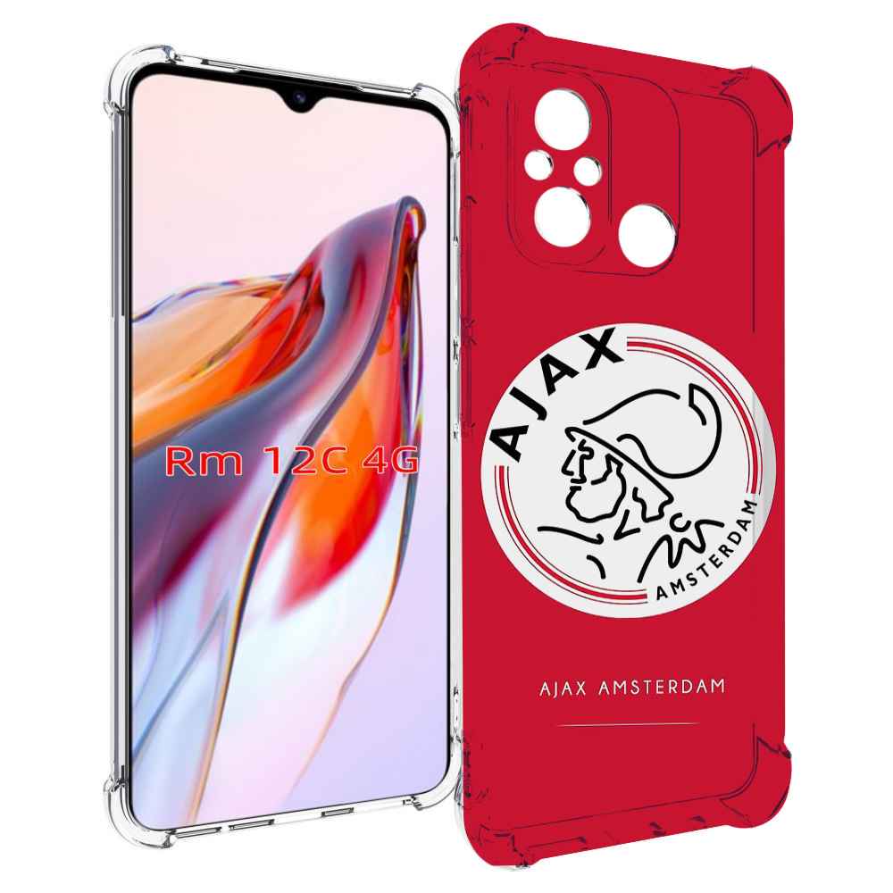 

Чехол MyPads фк аякс амстердам для Xiaomi Redmi 12C / Poco C55, Tocco