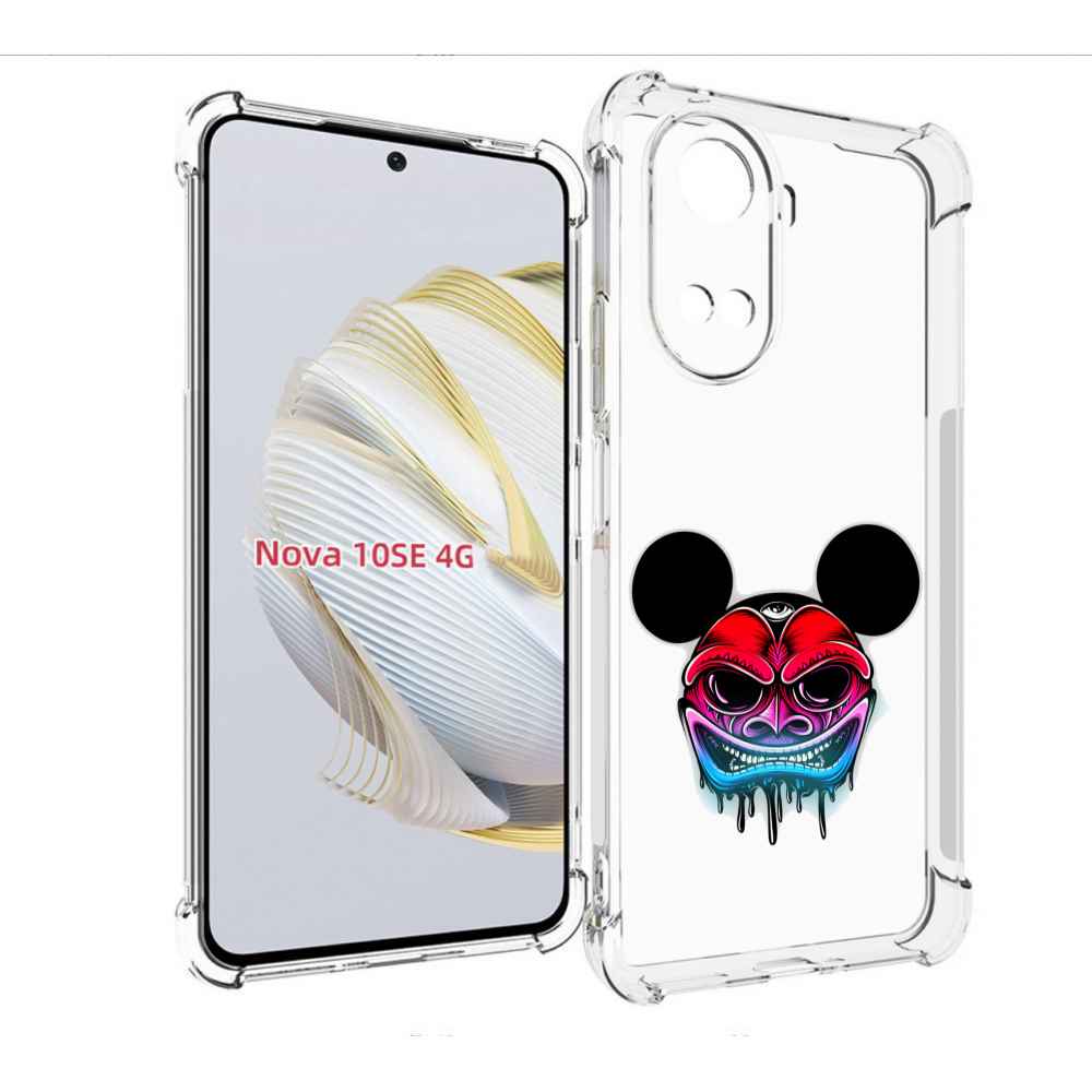 

Чехол MyPads микки в маске для Huawei Nova 10 SE, Прозрачный, Tocco