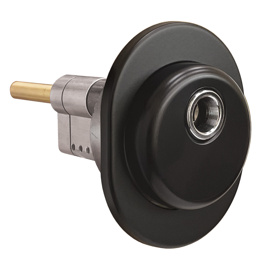 Цилиндр MOTTURA 3D KEY ключ/шток 87 мм. (56+31Ш) Черный, 2344-010-4 универсальный амортизаторный ключ под шток автом 2