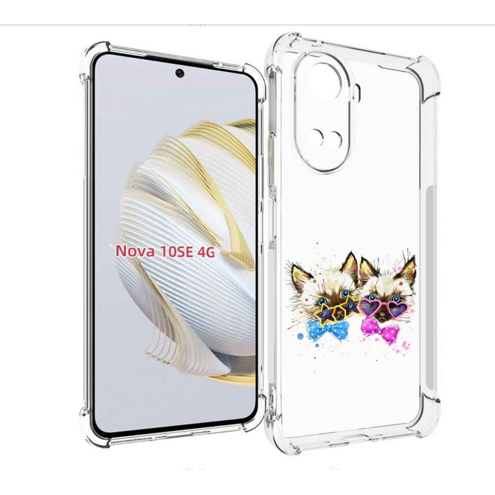 Чехол MyPads милые котята для Huawei Nova 10 SE