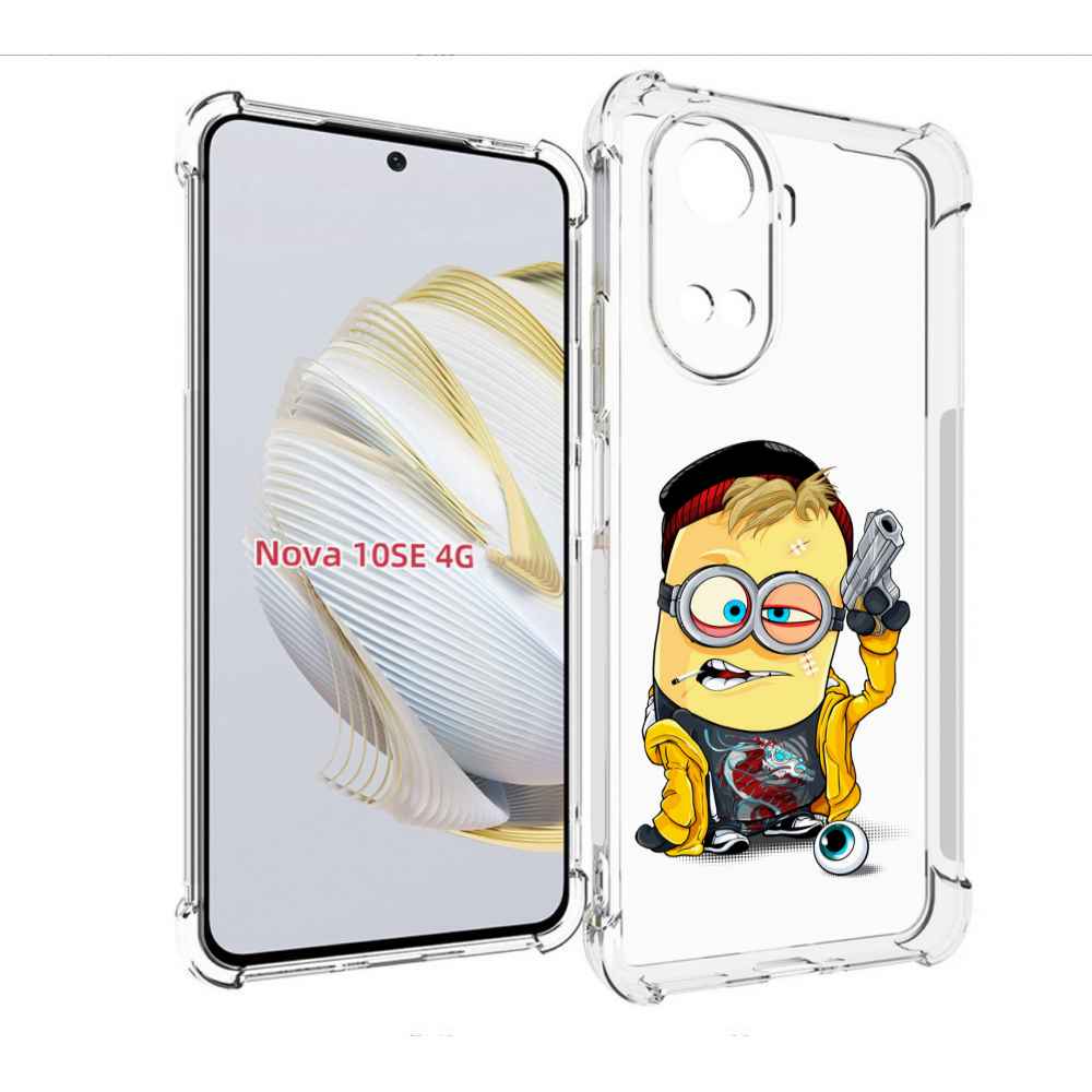 

Чехол MyPads миньон бандит для Huawei Nova 10 SE, Прозрачный, Tocco