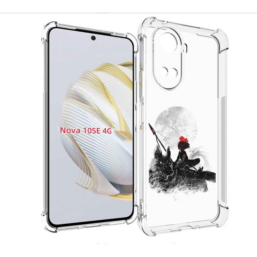 

Чехол MyPads мононоке для Huawei Nova 10 SE, Прозрачный, Tocco