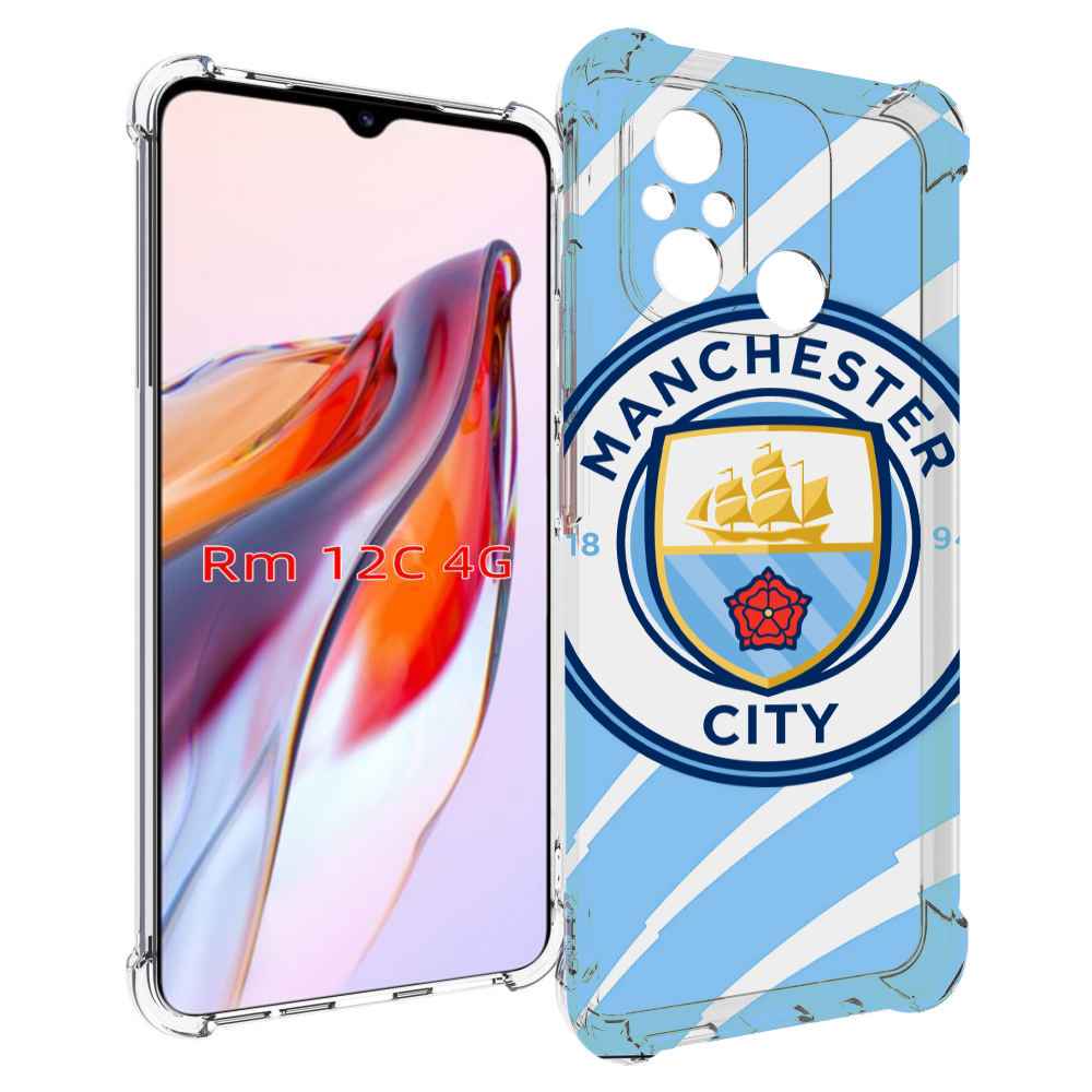 

Чехол MyPads фк манчестер сити для Xiaomi Redmi 12C / Poco C55, Tocco