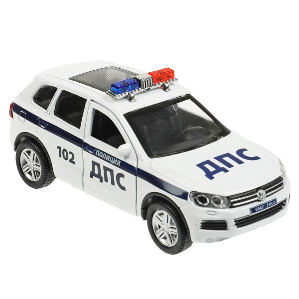 Машина Технопарк Volkswagen Touareg Полиция 12 см коврики резиновые сетка для volkswagen touareg ii 2010 2017