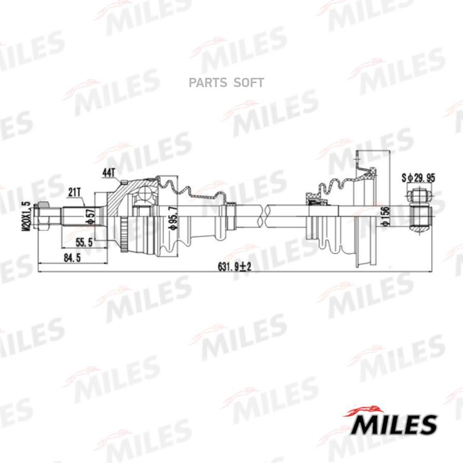 

MILES Привод в сборе MILES gc01167