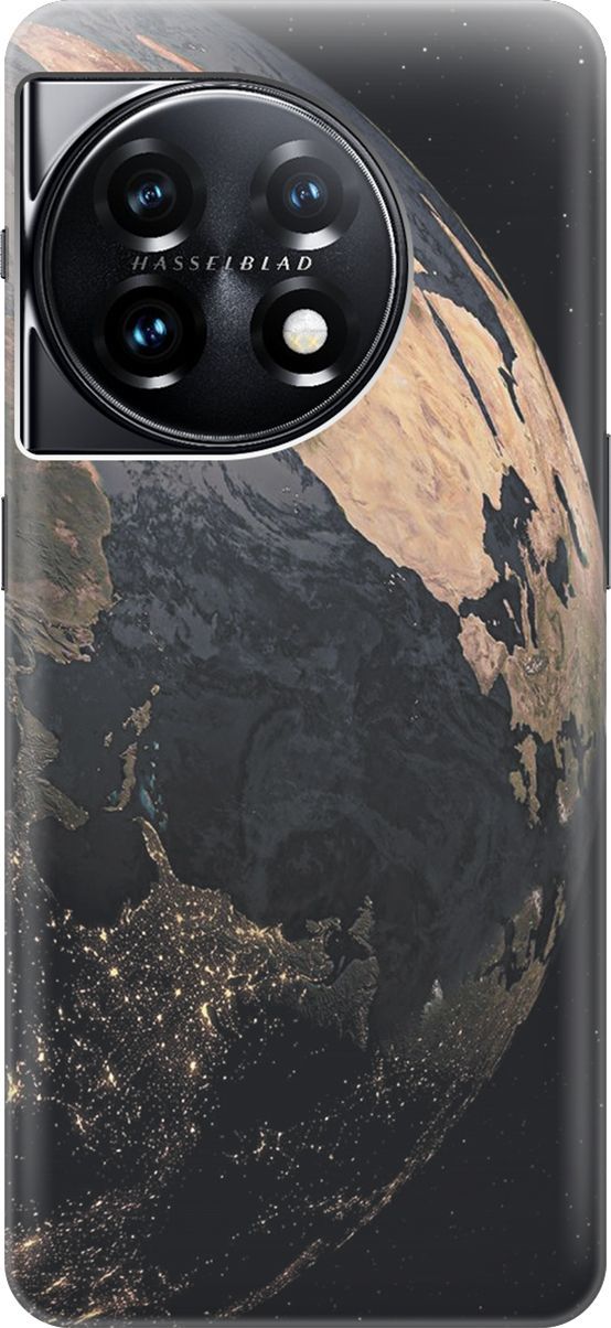 

Силиконовый чехол на OnePlus 11 с принтом "Земля", Розовый;синий, 159470