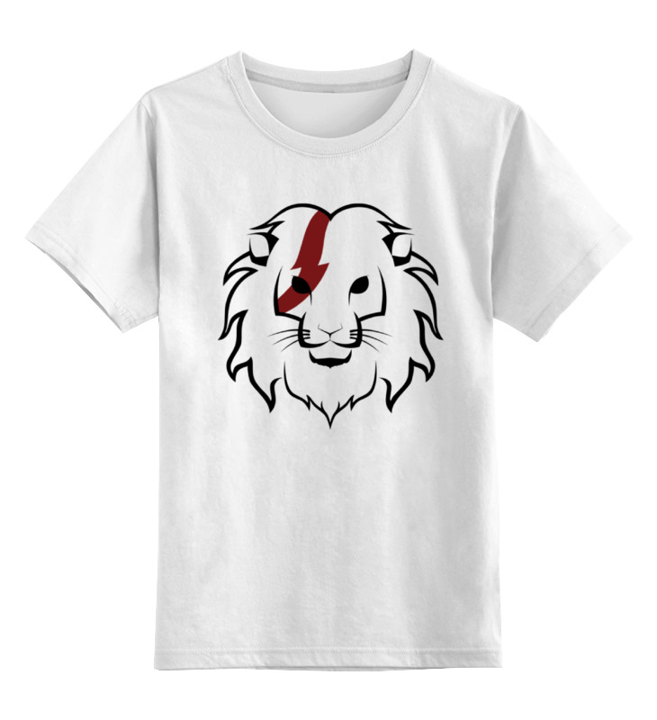 

Футболка детская Printio Лев (lion) цв. белый р. 104, Лев (lion)