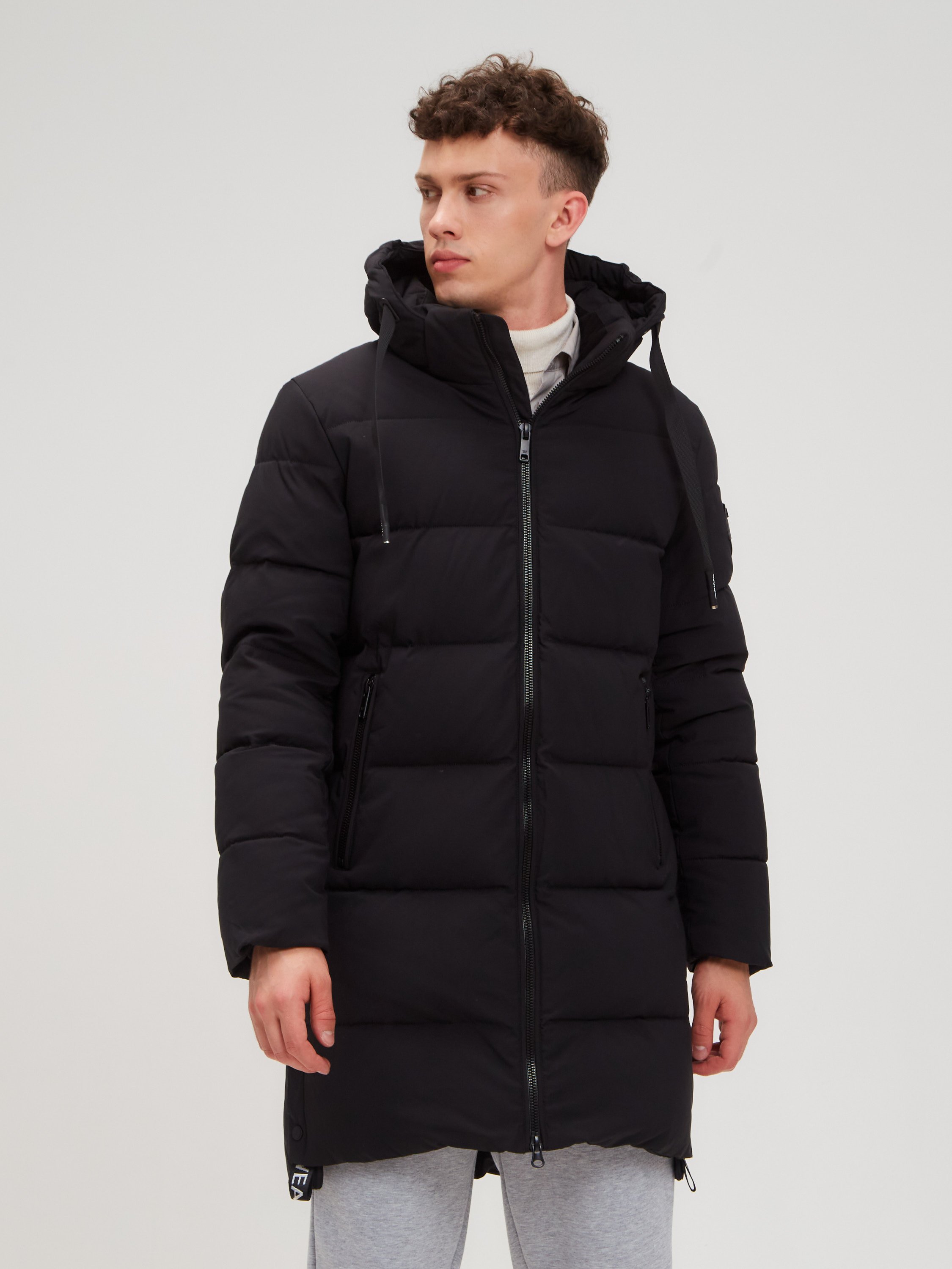 Полупальто Grizman для мужчин, чёрное, размер 50, 71776