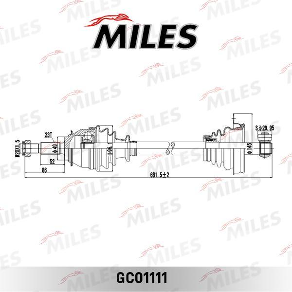

MILES Привод в сборе MILES gc01111