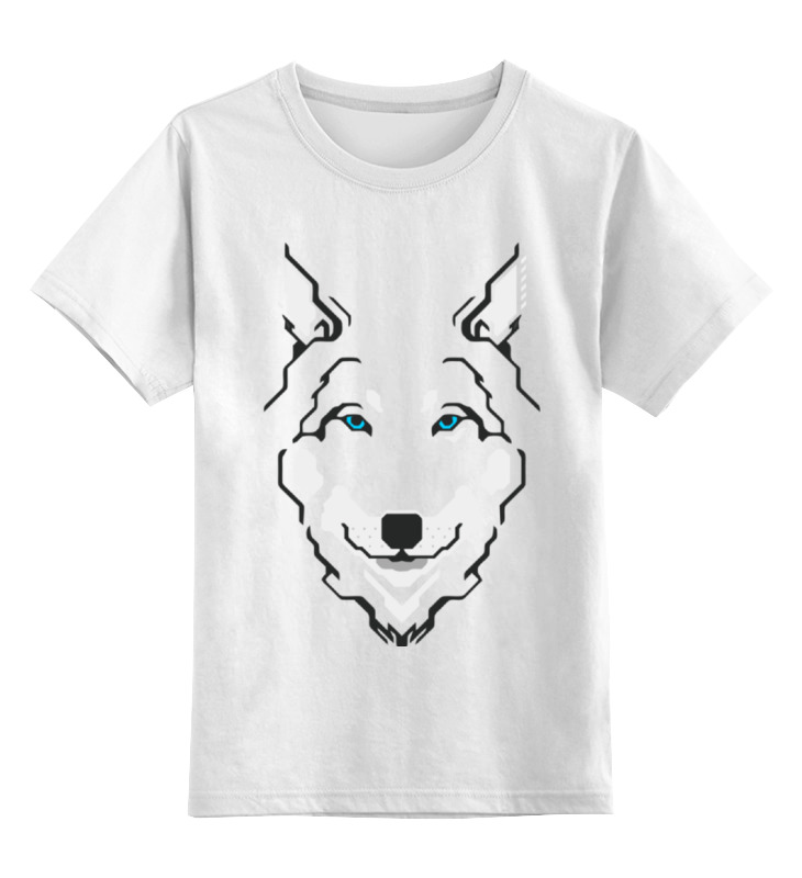 

Футболка детская Printio Волк (wolf) цв. белый р. 104, Волк (wolf)