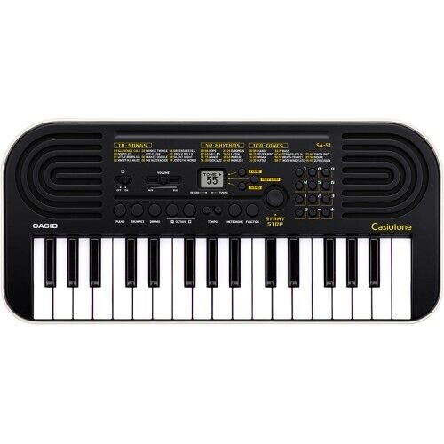 Синтезатор Casio SA-51, черный