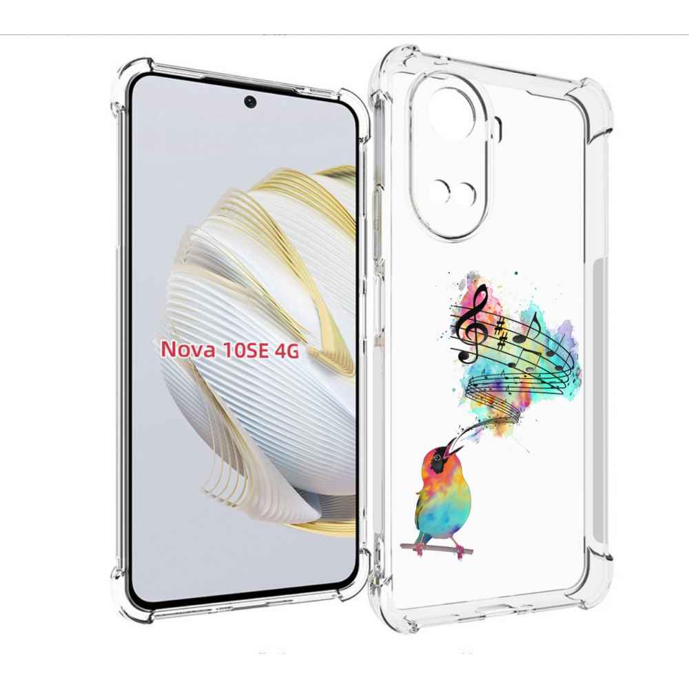 

Чехол MyPads певчая птичка для Huawei Nova 10 SE, Прозрачный, Tocco