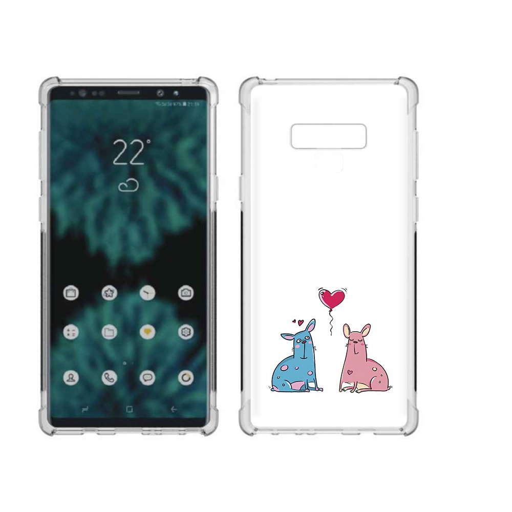 

Чехол MyPads Tocco для Samsung Galaxy Note 9 Лама любовь (PT115235.598.102), Прозрачный, Tocco
