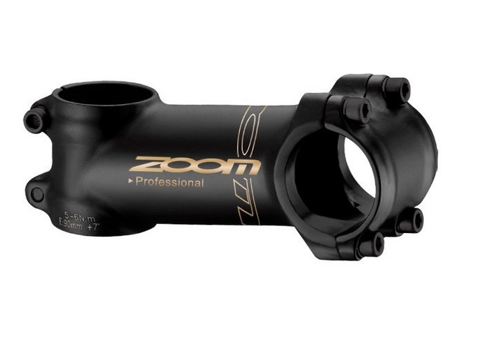 

Вынос руля Zoom 100мм 31.8 черный с золотой надписью
