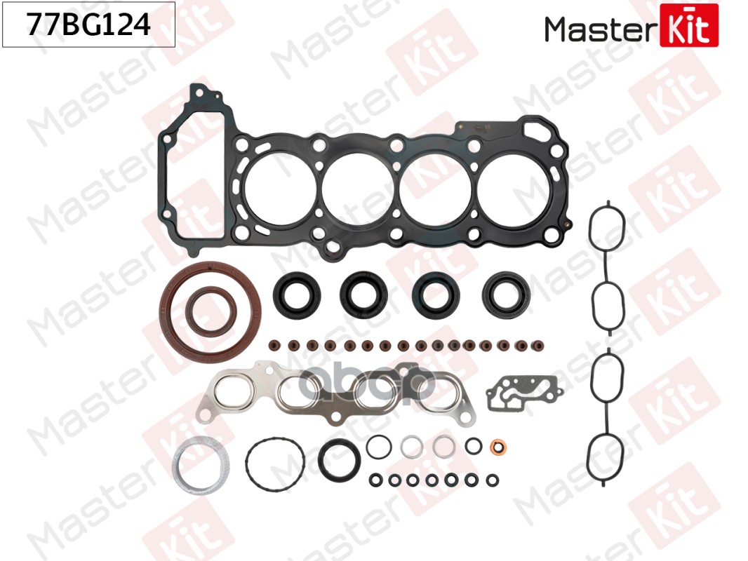 

Полный Комплект Прокладок Двс Nissan 1.4 03- Cr14de 77bg124 MasterKit арт. 77BG124