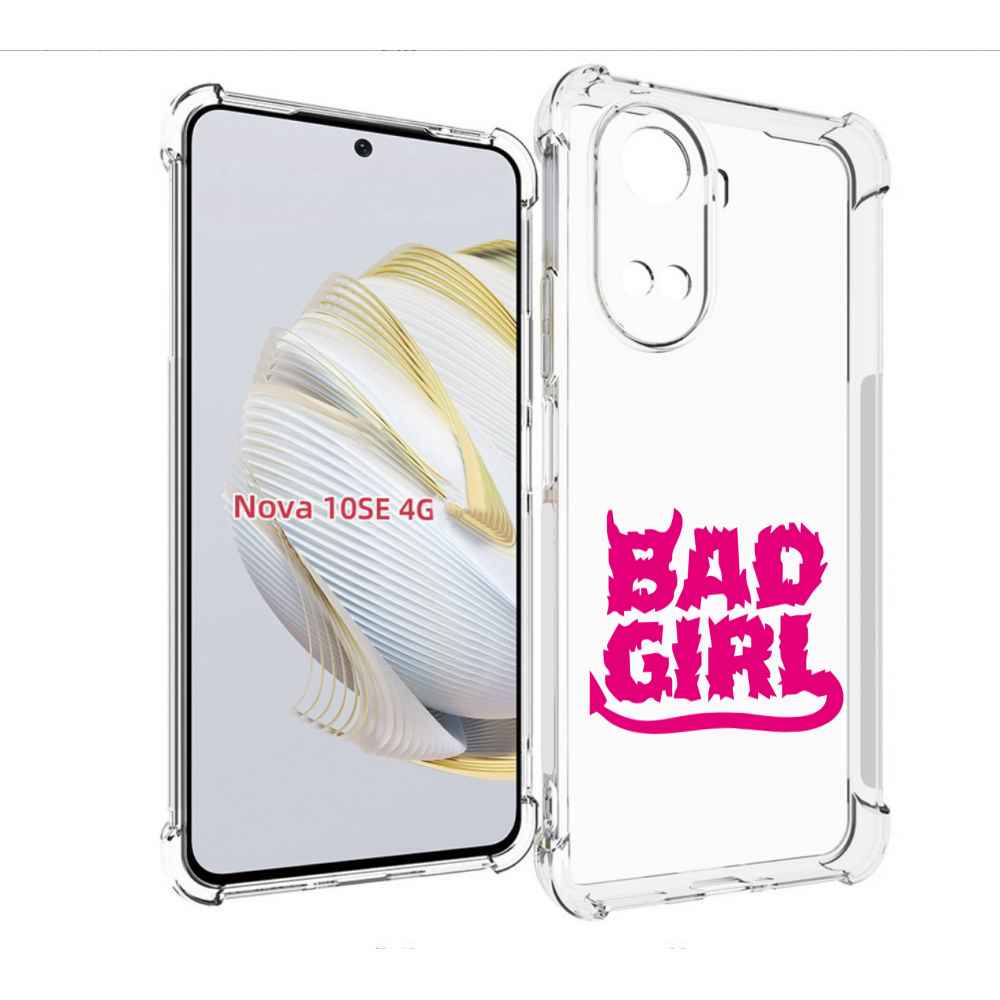 

Чехол MyPads плохая девочка для Huawei Nova 10 SE, Прозрачный, Tocco