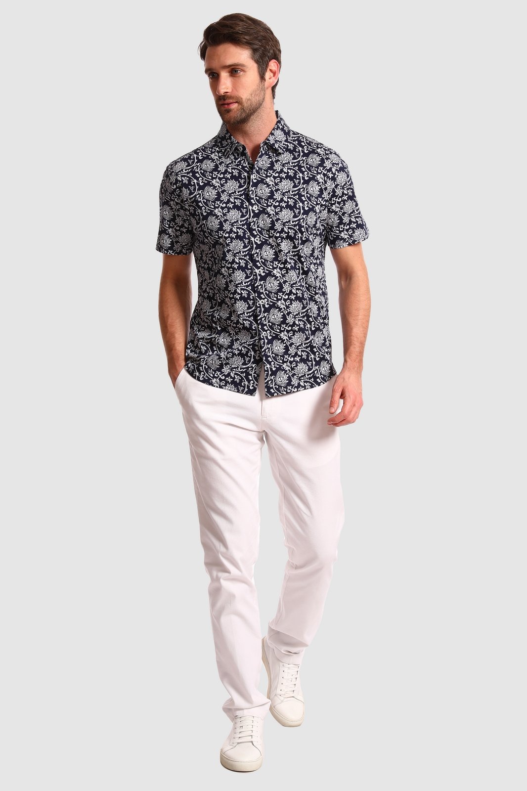 

Рубашка мужская Kanzler 20S-BDW13SS-CT/90 синяя M, Синий, 20S-BDW13SS-CT/90