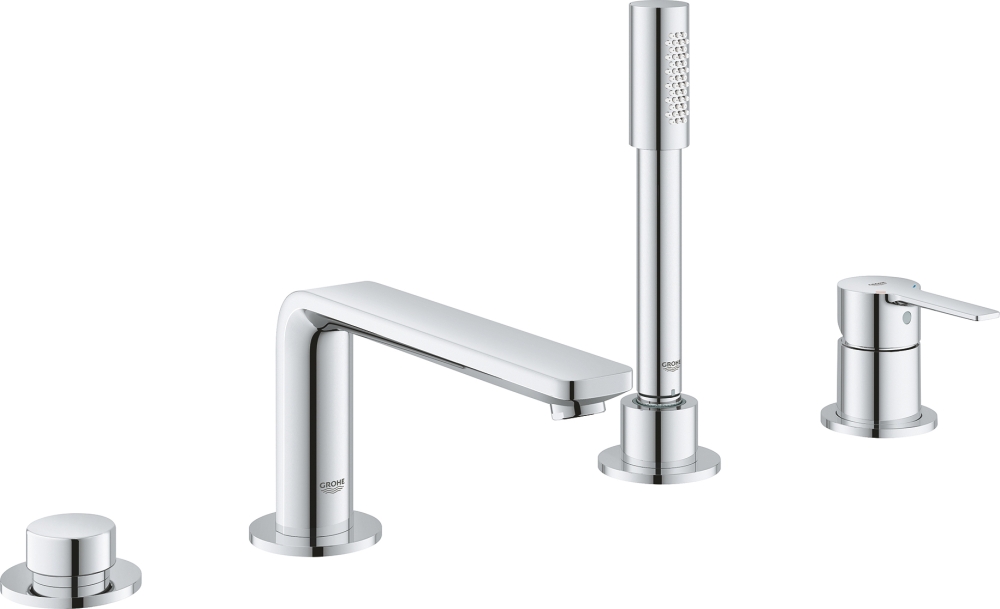 

Смеситель Grohe 19577001, Серебристый, 19577001 Lineare, хром (для ванны)
