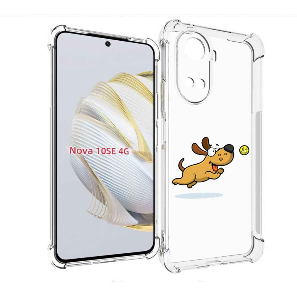 

Чехол MyPads пёсик для Huawei Nova 10 SE, Прозрачный, Tocco