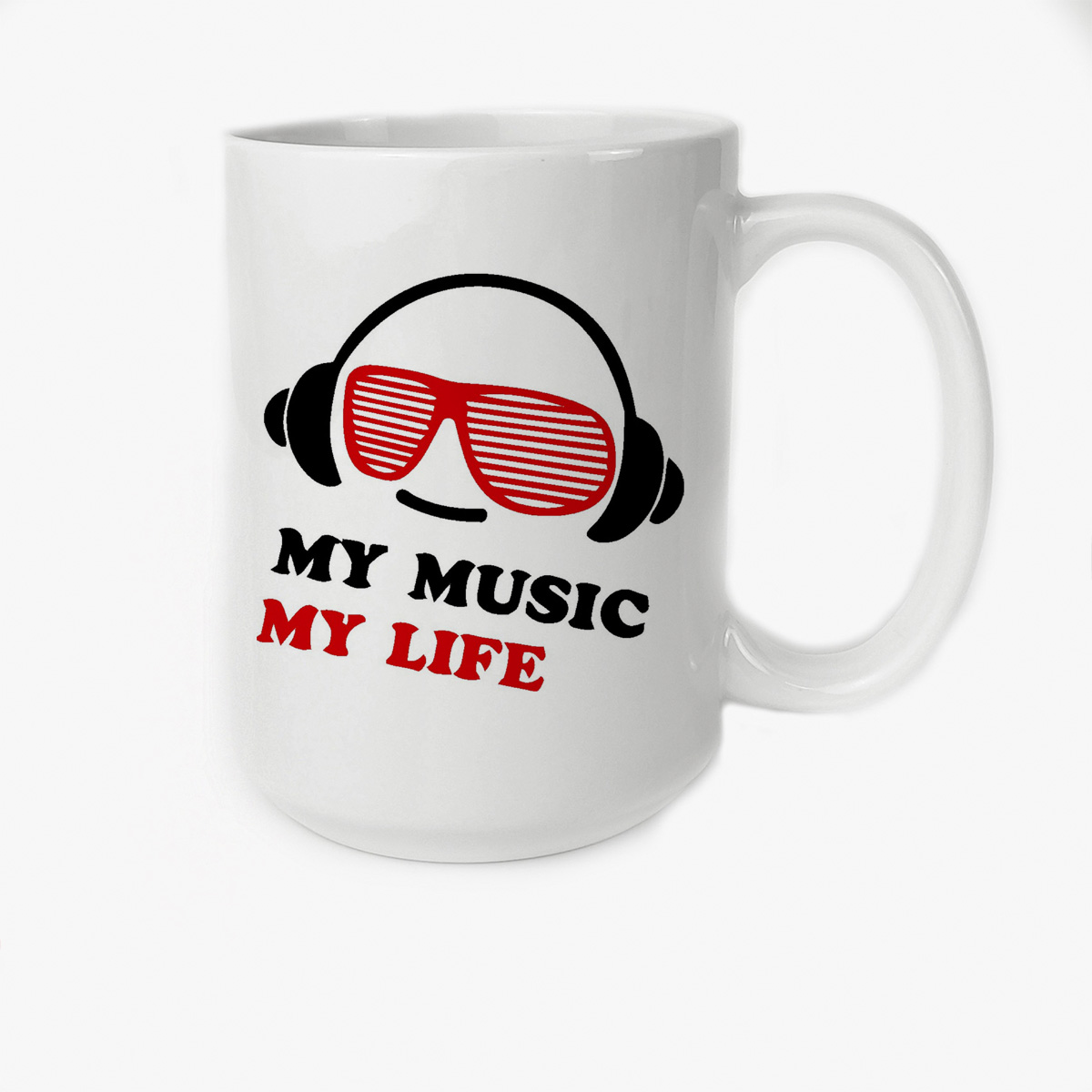 

Кружка CoolPodarok My music My life Моя музыка моя жизнь