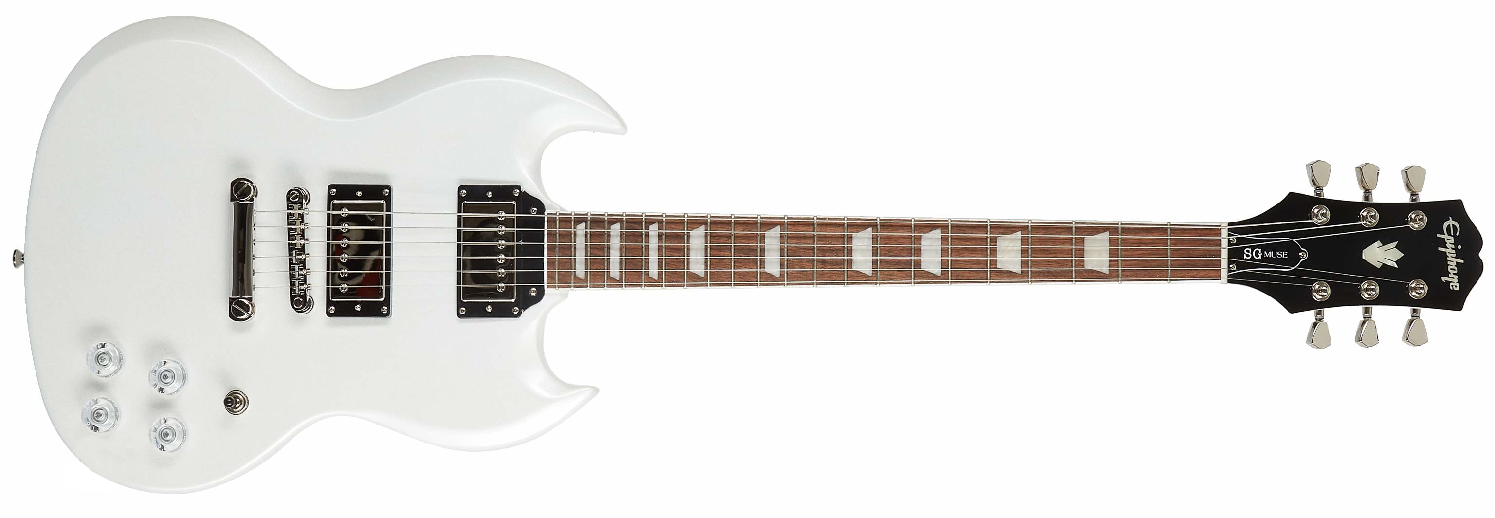 фото Электрогитара epiphone sg muse pearl white metallic