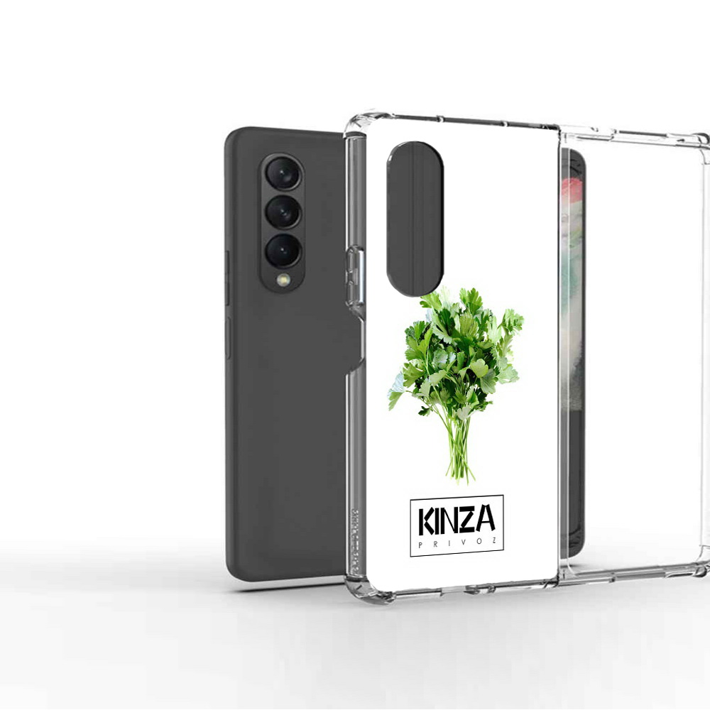 

Чехол MyPads Tocco для Samsung Galaxy Z Fold2 Бренд Кинза, Прозрачный, Tocco