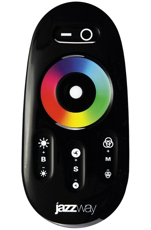 

Контроллер RGB для светодиодной ленты Jazzway PRC-4000RF 1019295 BL черный, PRC-4000RF