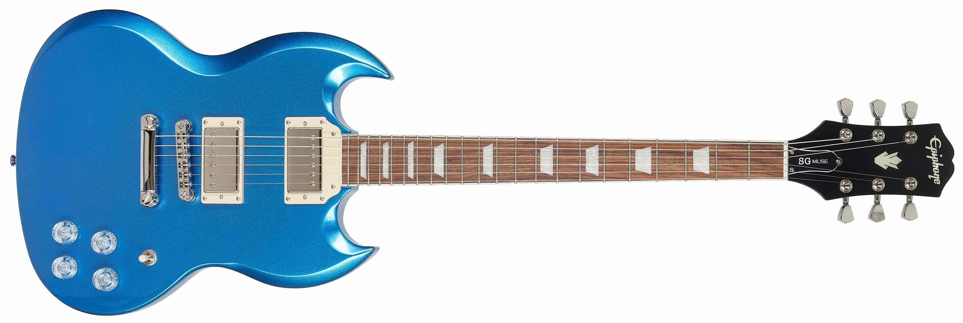 фото Электрогитара epiphone sg muse radio blue metallic