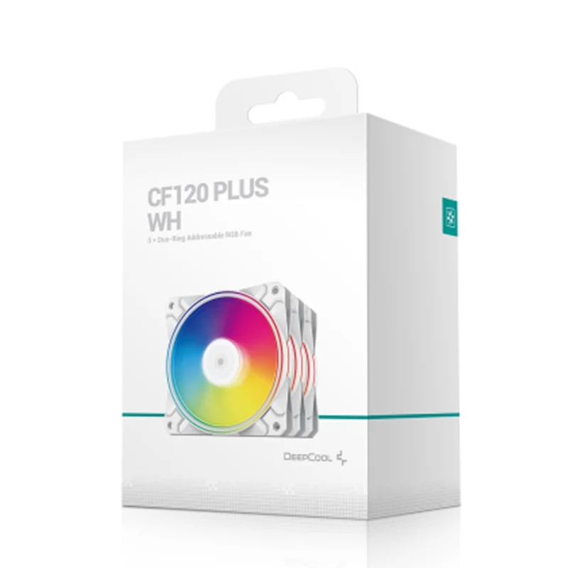 

Корпусной вентилятор Deepcool CF120 PLUS WH 3шт (CF120PLUSWH), CF120 PLUS WH