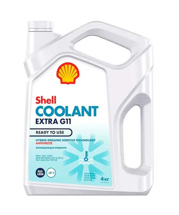 Антифриз Shell Coolant Longlife Plus G12++ Готовый -40C Лиловый 4 Кг 550062761