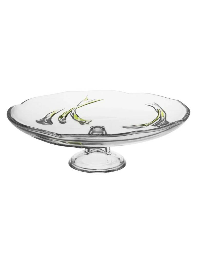 фото Блюдо сервировочное walther-glas eve white-green 32,5 см